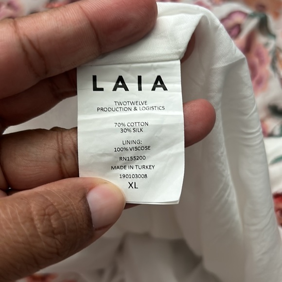 Anthropologie | Laia teka tiered floral maxi skirt size XL - Picture 8 of 11